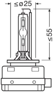 XENON POLTIN D8S  (OSRAM) 3