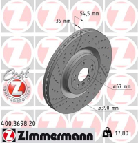 JARRULEVY ETU 390MM (ZIMMERMANN)