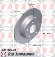 JARRULEVY TAKA BOSCH (278X9MM) (TARK AL.NRO)