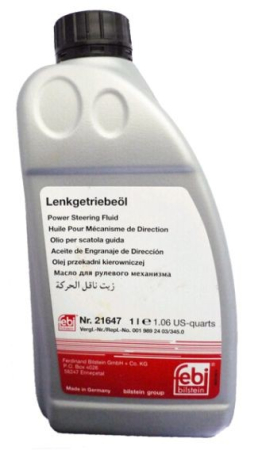 OHJAUSTEHOSTIMEN ÖLJY 1L. MB345.0 PENTOSIN VIHREÄ (FEBI BILSTEIN)