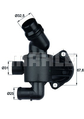 TERMOSTAATTI 2,0TDI 4-SYL DIESEL 87C (THERMOTEC)