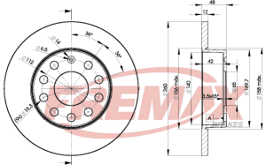 JARRULEVY TAKA 256X12MM  (FREMAX)