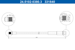 JARRULETKU UROS/NAARAS 410MM 12MM PÄÄT 2
