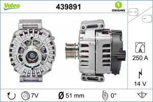 LATURI 14V 250A 3.0D 06.11-10.19 (VALEO) 3