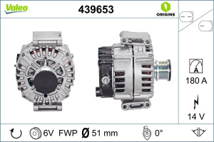 LATURI 14V 180A 1.8-3.5 06.06- (VALEO) 4