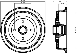 JARRURUMPU TAKA 88-91 230MM 4/108