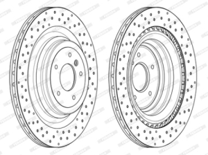 JARRULEVY TAKA11- (345X22MM) SPORT (FERODO)