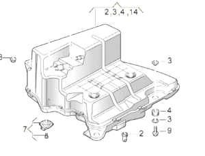 ADBLUE-SÄILIÖ AUDI A4 B9, A5, A8 D5 2.0-3.0DH 05.15-