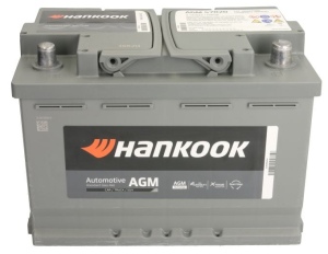 KÄYNNISTYSAKKU 12V AGM 70AH/760A 277X174X190 B13 (HANKOOK)