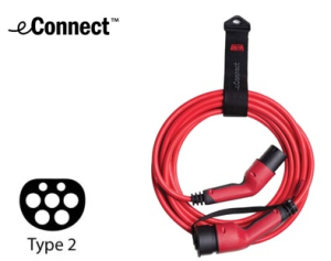 DEFA ECONNECT MODE3 TYPE2-KAAPELI 1-VAIHE 20A 5M