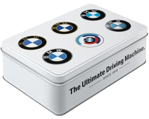 BMW SÄILYTYSPURKKI FLAT BMW - LOGO EVOLUTION 