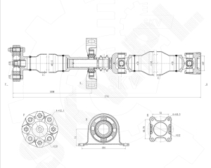 KARDAANI 2781MM SPRINTER W906/ CRAFTER 30-35,30-50  (SKV)