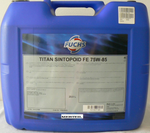 ÖLJY LUKKOPERÄ 20L. FUCHS TITAN SINTOPOID FE 75W-85