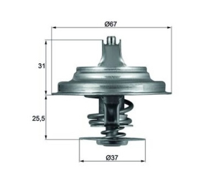 TERMOSTAATTI 87C DIESEL (MAHLE)