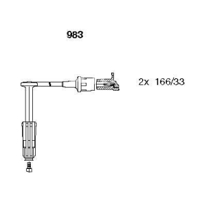 SYTYTYSJOHTOSARJA 4-SYL BENSA M111 97-00 2/AUTO (NGK)