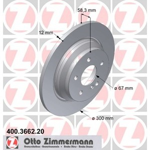 JARRULEVY TAKA  (300X12MM) ZIMMERMANN