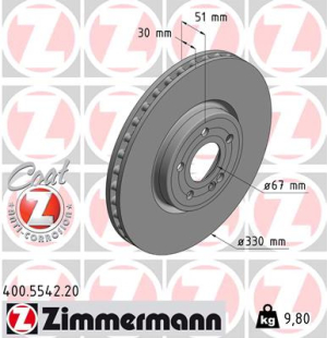 JARRULEYU ETU 330X30MM (ZIMMERMANN)