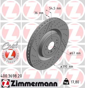 JARRULEVY ETU 390MM (ZIMMERMANN)