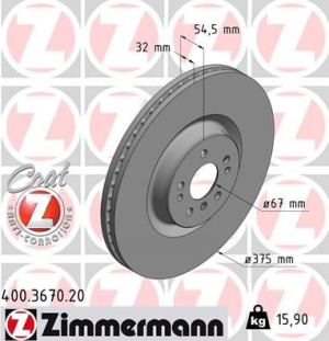 JARRULEVY ETU 320CDI-500 4-MATIC 375X32MM (ZIMMERMANN)