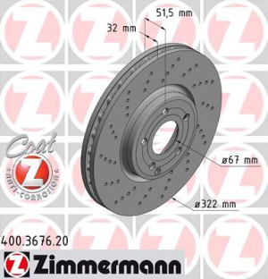 JARRULEVY ETU  322X32MM REIJITETTY  (ZIMMERMANN)