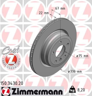 JARRULEVY TAKA JÄÄHDYTETTY 336X22MM (ZIMMERMANN) 