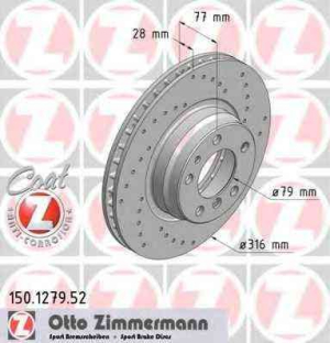 JARRULEVY ETU 728I-735I (316X28MM) BREMBO