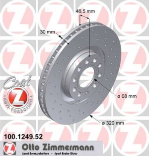 JARRULEVY ETU 01- 2.7 SPORT REI'ITETTY 321X30MM (ZIMMERMANN)