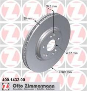 JARRULEVY ETU VAS 93- E420,E500,SL (320X30MM)