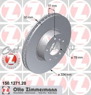 JARRULEVY ETU 91- 540I,740I,750, E38 740I (324X30MM) ZIMMERMAN