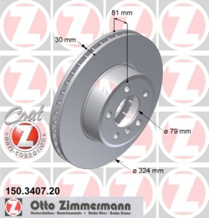 JARRULEVY ETU  JÄÄHDYTETTY 324X30MM (ZIMMERMANN)