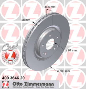 JARRULEVY ETU  05- 320E-350E  (330X28MM) ZIMMERMANN