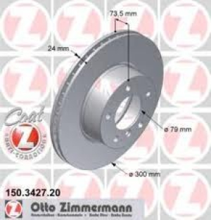 JARRULEVY ETU JÄÄHD.  300X24MM (TRW)