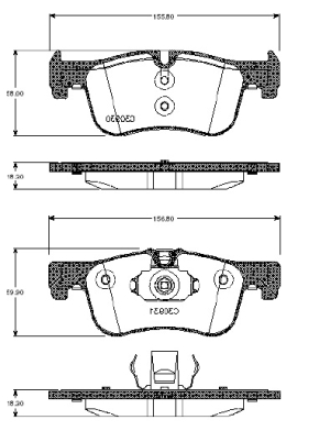 JARRUPALASARJA ETU 11- (155,8 X 58 X 18,3MM)