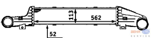 TURBO VÄLIJÄÄHDYTIN 99- E200-270CDI 