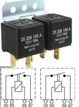 TUPLARELE 12V/30A (HERTH+BUSS)