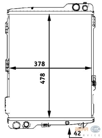 JÄÄHDYTTÄJÄ 2.3E 92-94 ABY MANUAL (NISSENS)