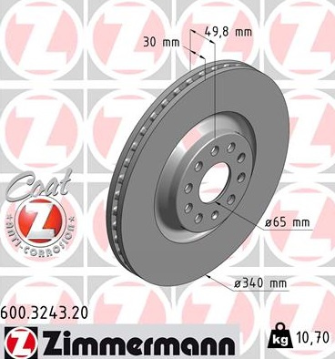 JARRULEVY ETU 340X30MM (ZIMMERMANN)