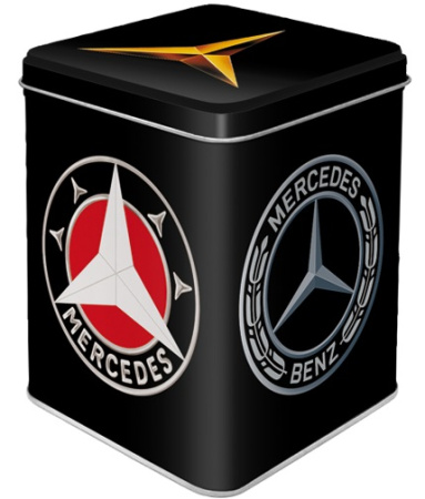 MB TEA BOX MERCEDES BENZ - LOGO EVOLUTION 