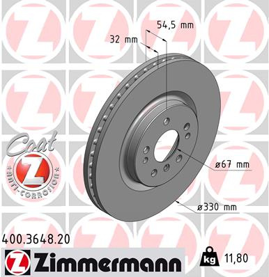 JARRULEVY ETU 330X32MM 3.0D-5.5 09.06-12.14 (ZIMMERMANN)
