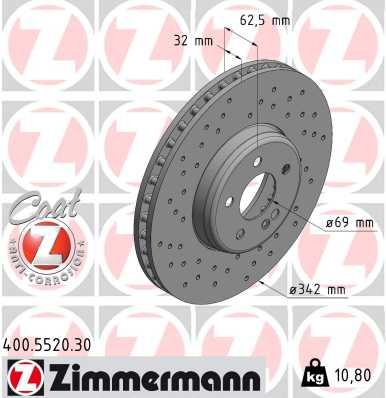 JARRULEVY ETU 342X32MM REI'ITETTY 1.5-3.0D 12.13- (ZIMMERMANN SPORT)