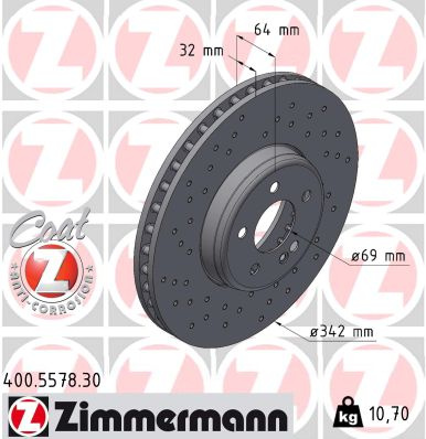 JARRULEVY ETU 342MM 1.5H-3.0H 03.21- (ZIMMERMANN) 400-5578-30
