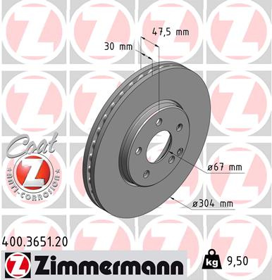 JARRULEVY ETU 304X30MM  E240-E350 4-MATIC (ZIMMERMANN)