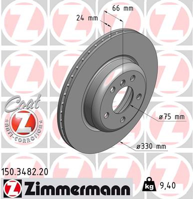JARRULEVY ETU 330X24MM (ZIMMERMANN)