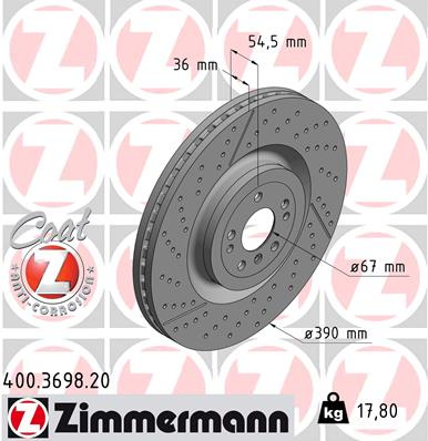 JARRULEVY ETU 390MM (ZIMMERMANN)