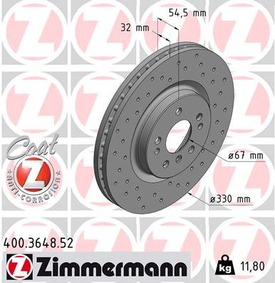 JARRULEVY ETU 330X32MM REI'ITETTY (ZIMMERMANN SPORT)