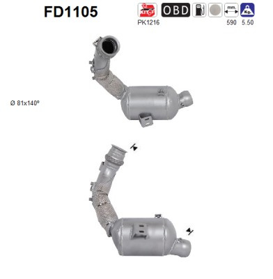 HIUKKASSUODATIN OM642 V-6 350CDI