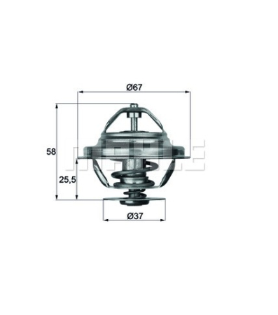 TERMOSTAATTI 80C DIESEL  (MAHLE)