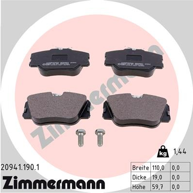 JARRUPALASARJA ETU 110X19MM 2.0-3.0D (ZIMMERMANN)
