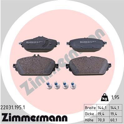 JARRUPALASARJA ETU 144,1X19,4MM 06.13-  (ZIMMERMANN)