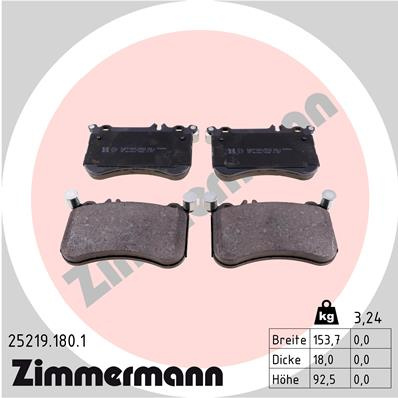 JARRUPALASARJA ETU 360MM JARRULEVYLLE 3.0-5.5 02.11- (ZIMMERMANN)